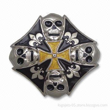 Belt Buckle, Made of Copper and Customized Designs are Accepted